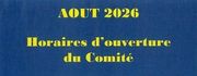 Permanence Août